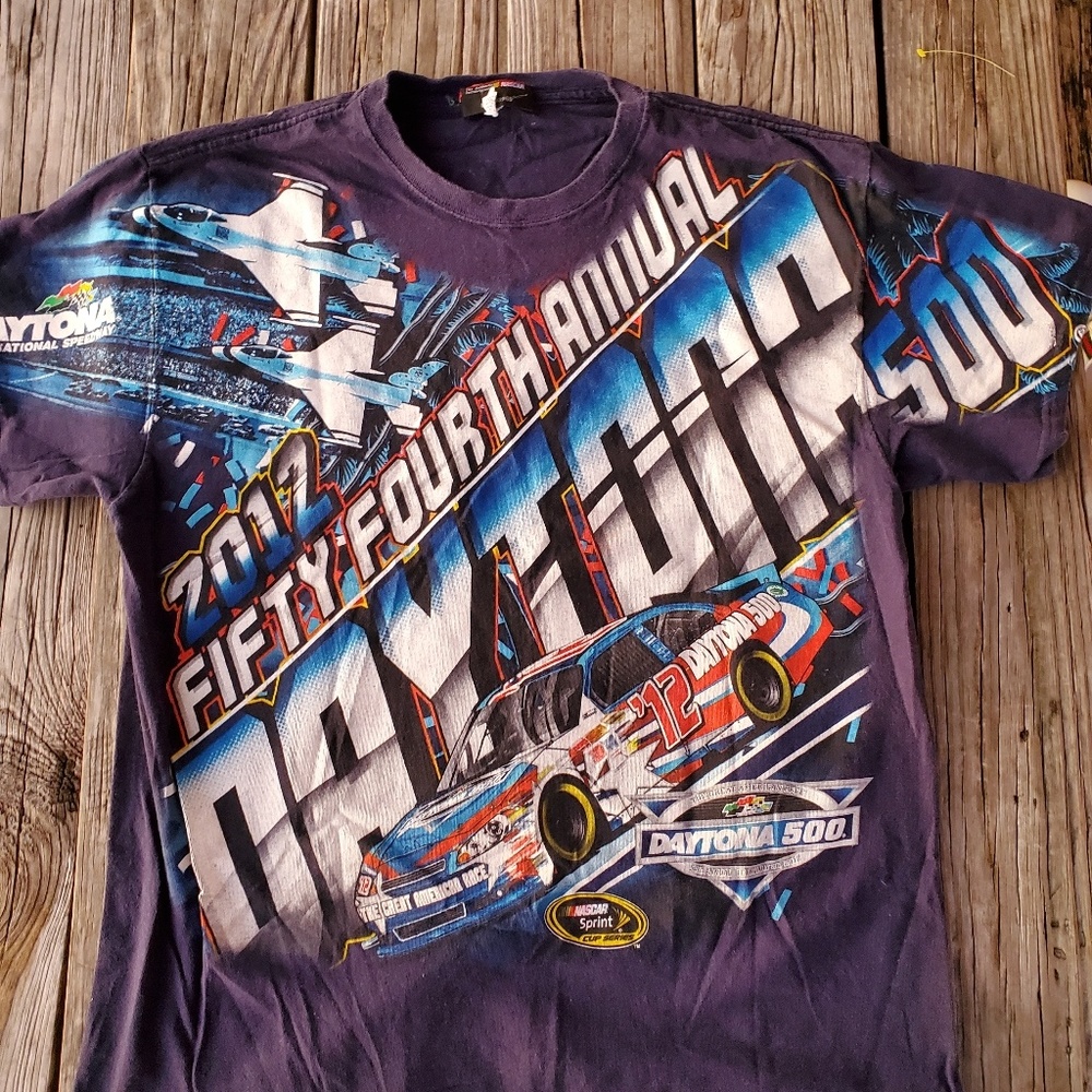 Daytona 500 All Over Print Size shirt XL 2012 - Picture 4 of 8